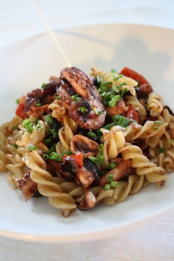 Grilled Octopus Puttanesca