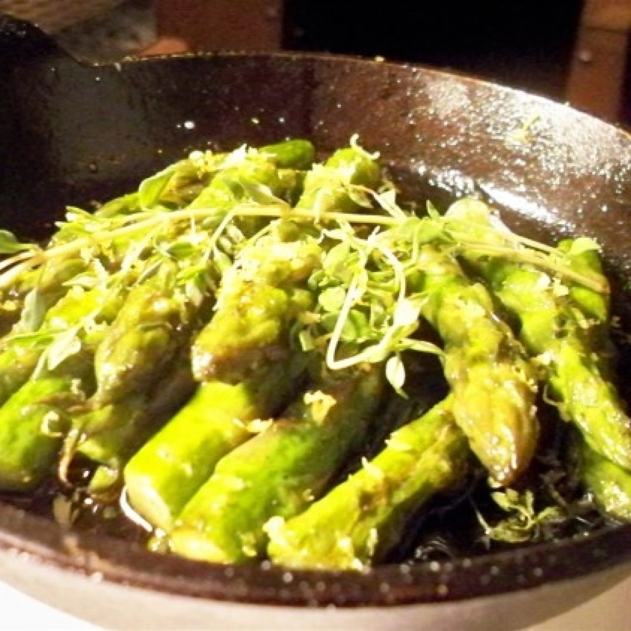 Pan Roasted Asparagus