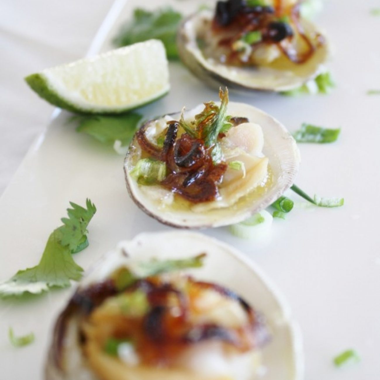 Littleneck Clams with Crispy Shallots