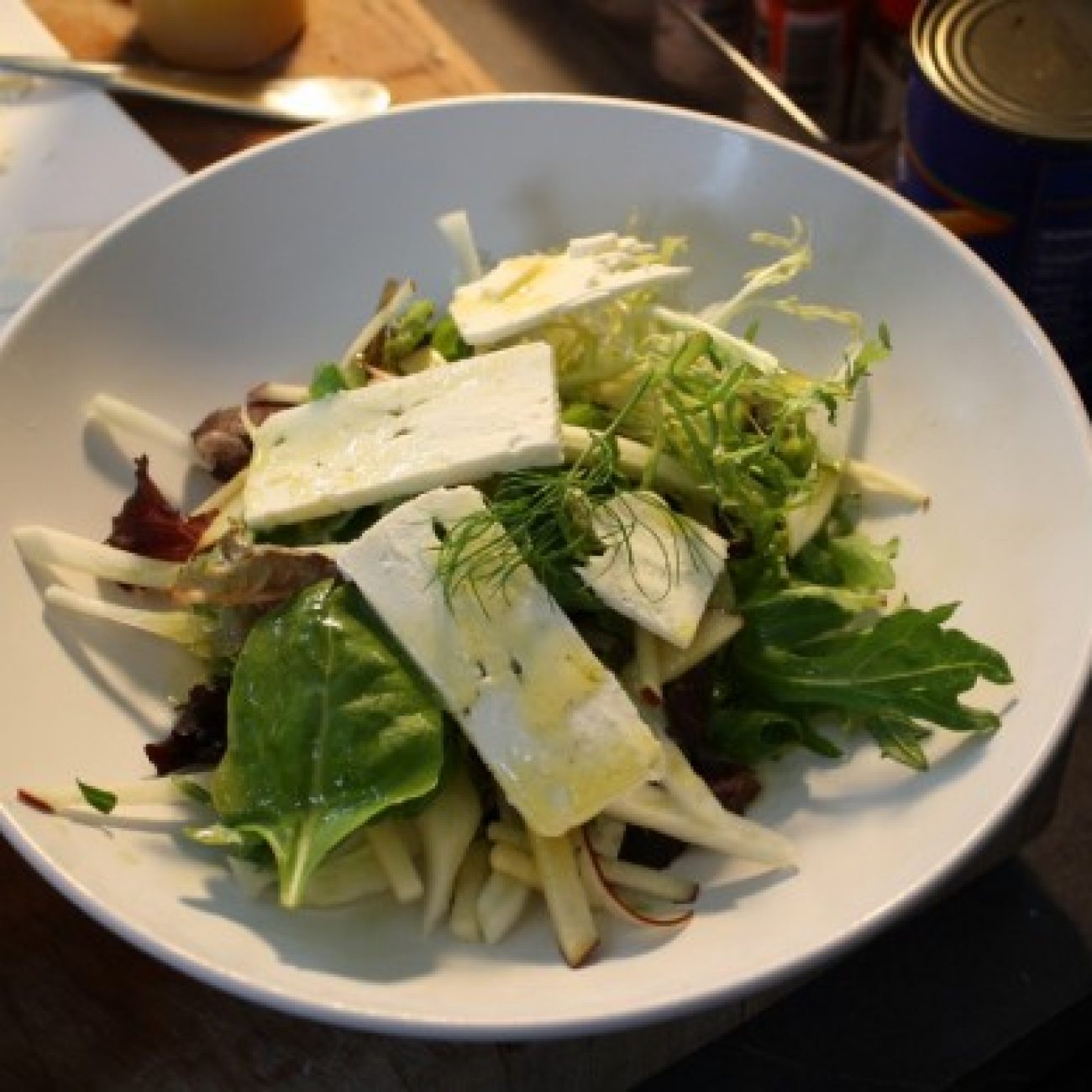 Apple and Fennel Salad with Honey Cider Dressing