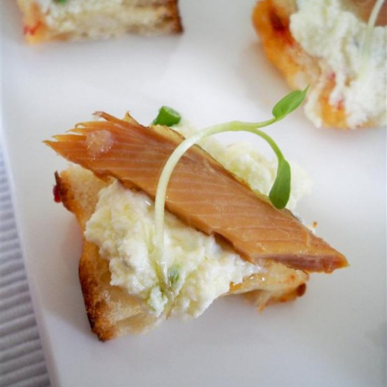 EASTER RECIPE: Smoked trout with herb goat cheese