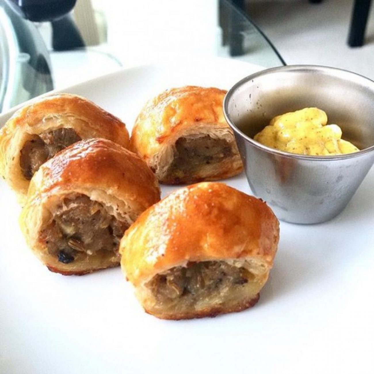 Chicken Sausage in a blanket