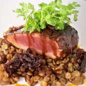 Balsamic Tuna with Lentils (Custom)