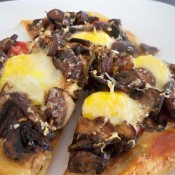 Bennys Quail Egg and Mushroom Breakfast Tart (Custom)