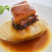 Braised Pork Belly with mustard mash (Custom)