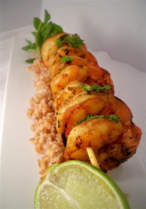 Curry Shrimp with Bulgur Wheat (Custom)