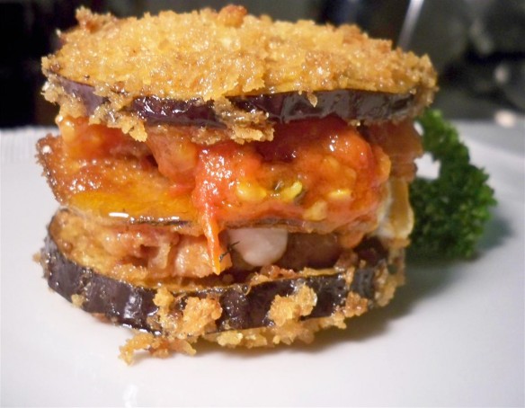 Deconstructed Eggplant Parmesan (Custom)