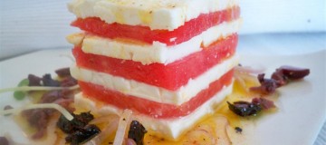 Feta Cheese and Watermelon Tower (Custom)