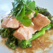 Garlic Ginger butter suvee Salmon (Custom)