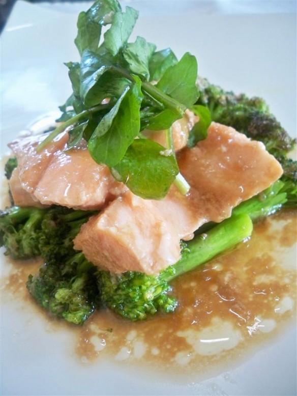 Garlic Ginger butter suvee Salmon (Custom)