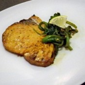 Marinated Grilled Sword Fish with Broccoli Rabe (Custom)