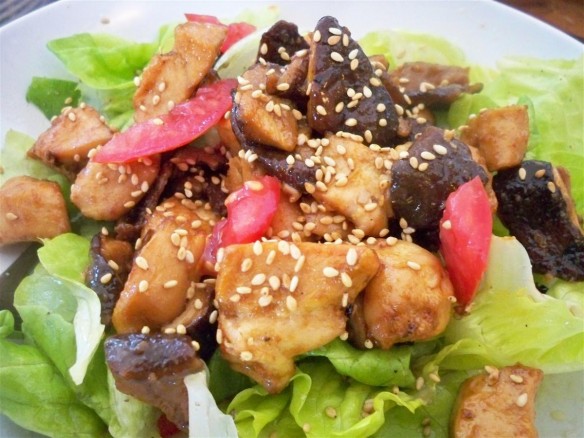 Mushroom and Chicken Salad (Custom)