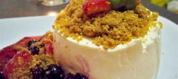 No Bake Cheesecake with Berry Compote (Custom)