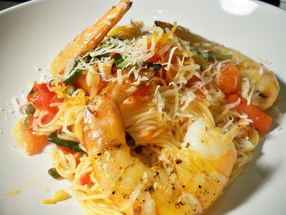 Pasta and Prawns (Custom)