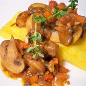 Polenta Gratin with Mushroom Bolognese (Custom)