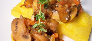 Polenta Gratin with Mushroom Bolognese (Custom)