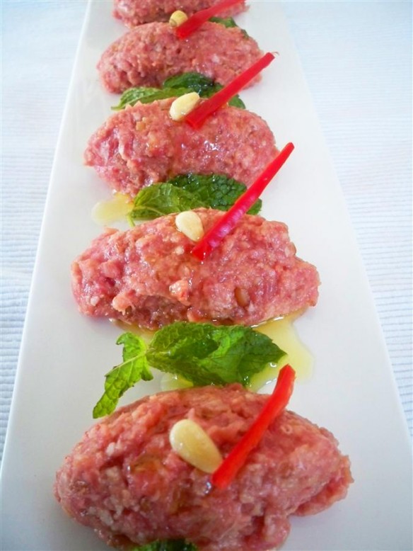 Raw Lamb Kebbeh (Custom)