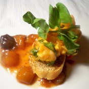 Salmon Ceviche with Mango Chutney (Custom)