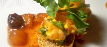 Salmon Ceviche with Mango Chutney (Custom)