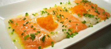 Salmon and Scallop Ceviche (Custom)