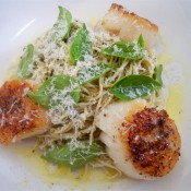 Scallops and Angel Hair pasta (Custom)