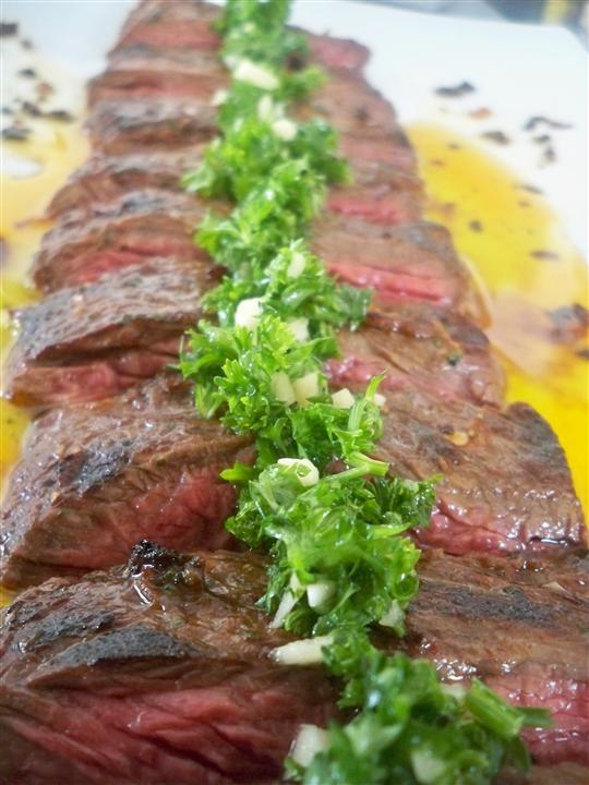 Skirt Steak with chimichuri (Custom)