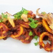 Squid in Spicy Tomato Sauce (Custom)