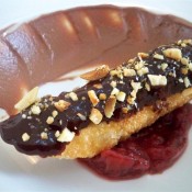 Strawberry Cigar with Chocolate Marscapon (Custom)
