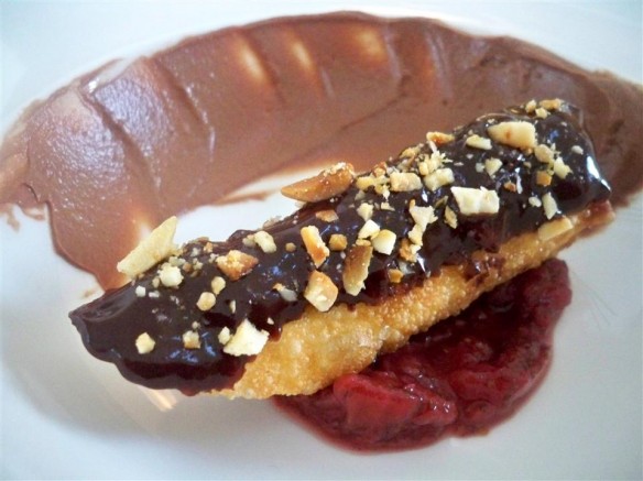 Strawberry Cigar with Chocolate Marscapon (Custom)