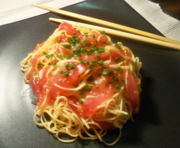 Tuna with Soba Noodles (Custom)