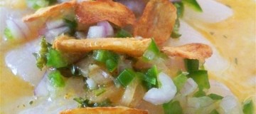 Turbot Sashimi with Spicy Mustard Sauce (Custom)