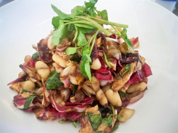 White Bean and Grilled Salmon Salad (Custom)