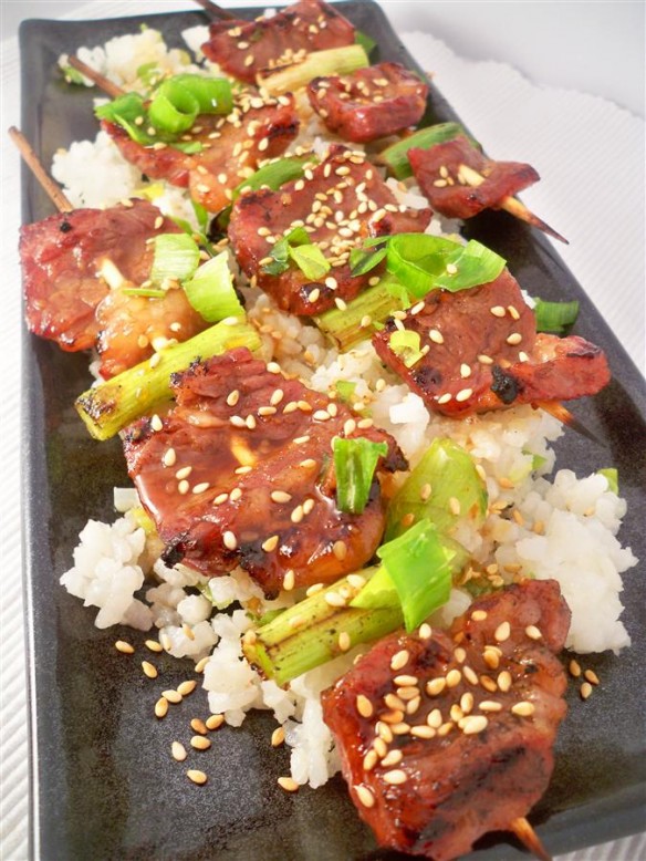 Asian short ribs on a stick (Custom)