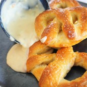 Pretzels and Beer Cheese Sauce