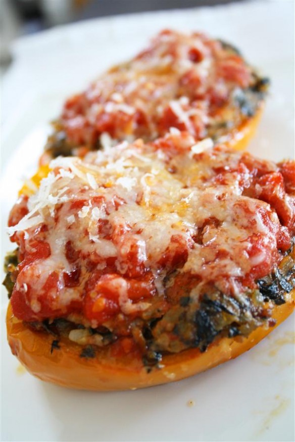 Stuffed peppers with pork sausage (Custom)