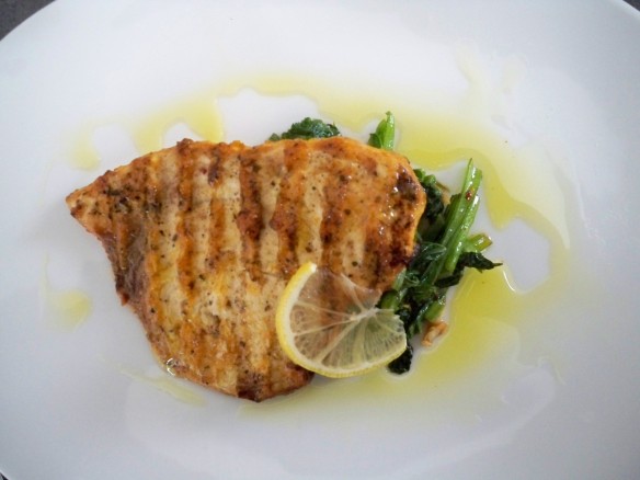 Grilled Marinated Sword Fish