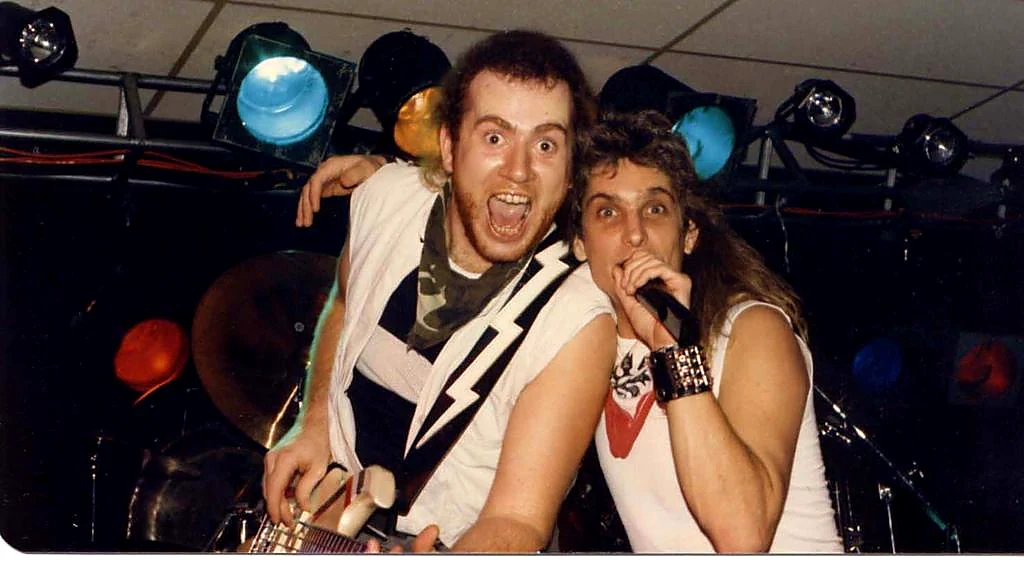 Benny Doro and Randy Bailey together onstage.