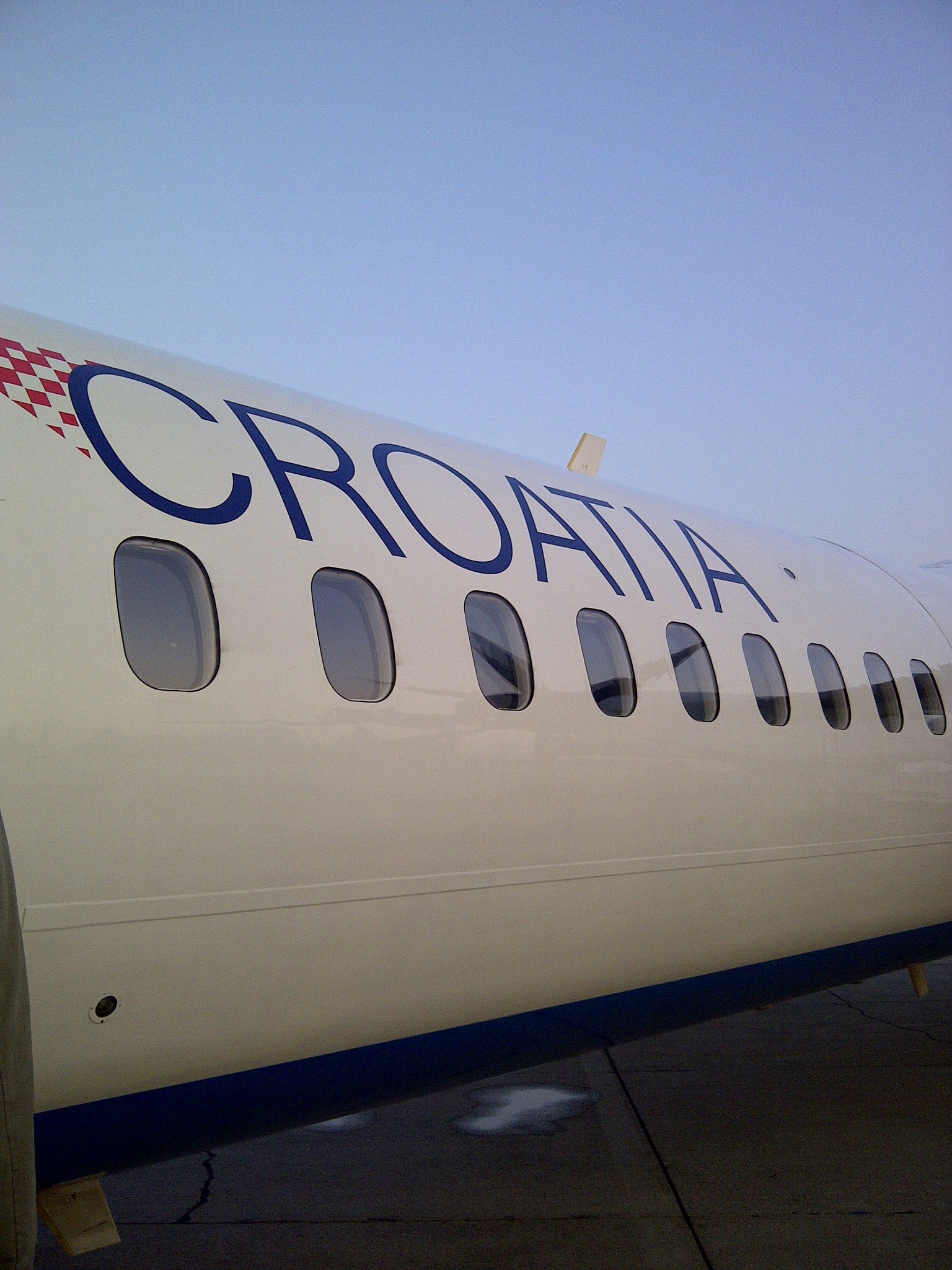 The side of a Croatia Airlines aircraft