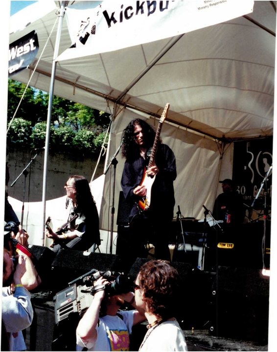 Black Diamond performing before the festival crowd