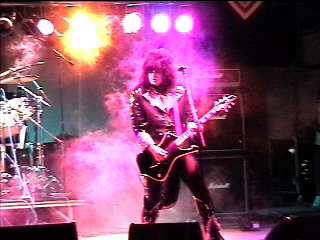 Benny Doro performing as Paul Stanley with Black Diamond in 2005