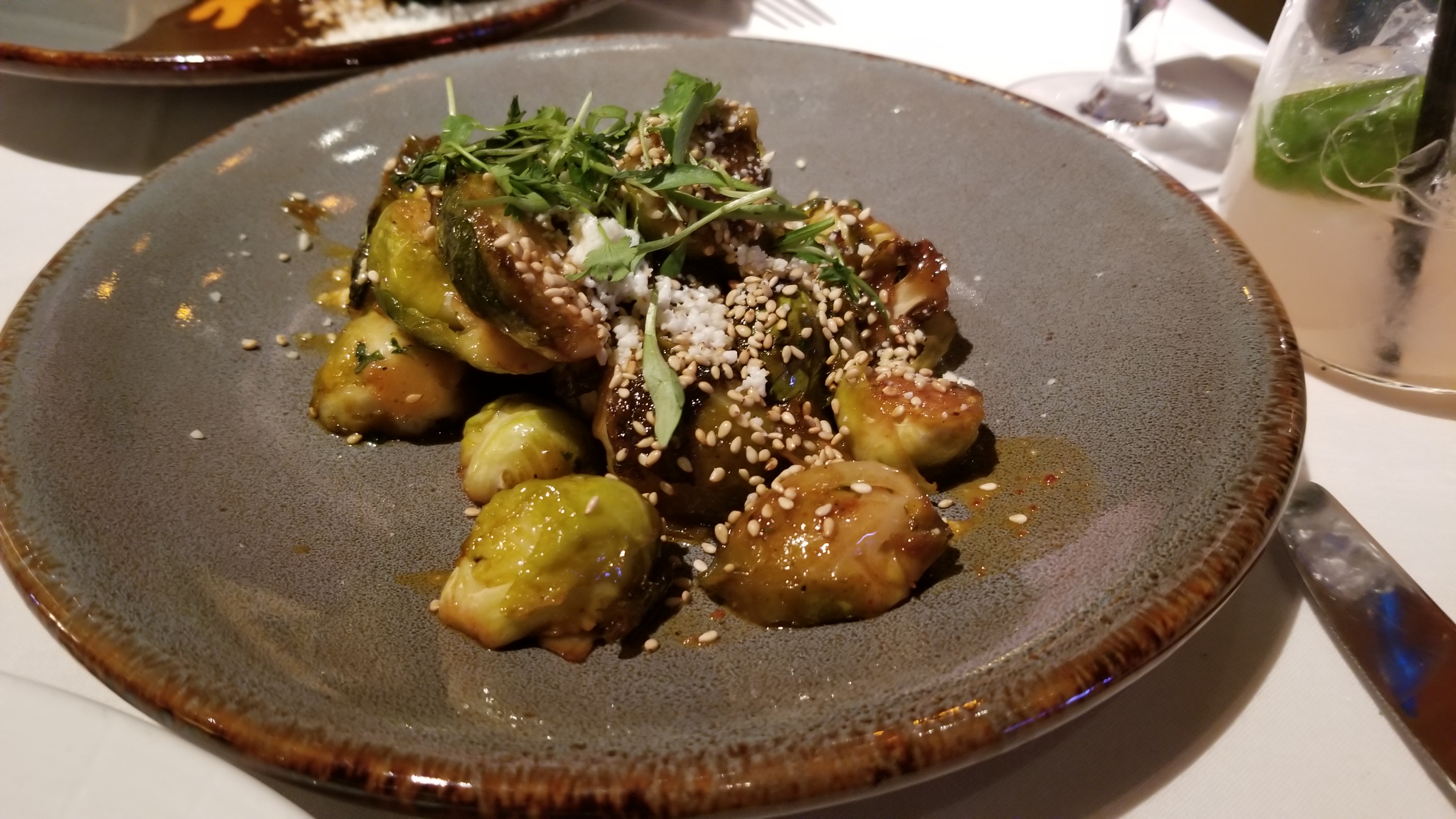 Brussels sprouts at Mesa Grill.